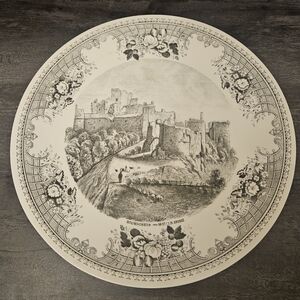 Villeroy & Boch Porcelain Plate- Bourscheid Castle in Luxembourg